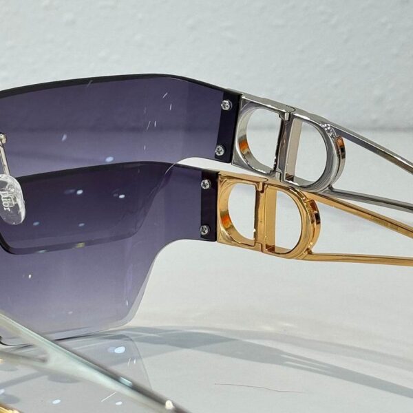 Dior CD Signature Shield Sunglasses – Luxury Rimless Edition