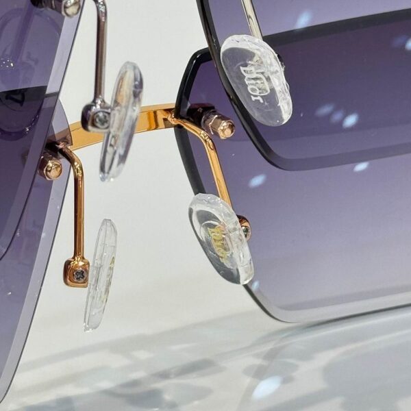 Dior CD Signature Shield Sunglasses – Luxury Rimless Edition