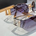 Dior CD Signature Shield Sunglasses – Luxury Rimless Edition