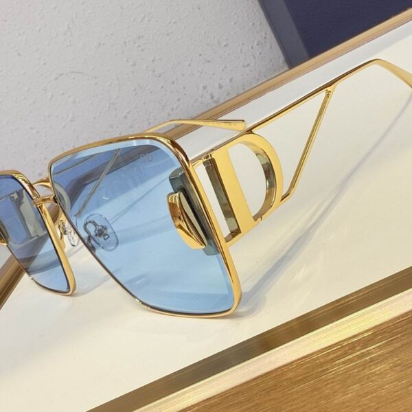 Dior CD Signature Square Metal Sunglasses