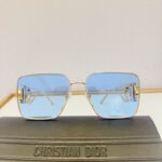 Dior CD Signature Square Metal Sunglasses