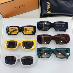 Fendi Vintage-Inspired Square Acetate Shades