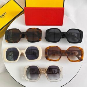 Fendi Oversized Square Vintage Sunglasses