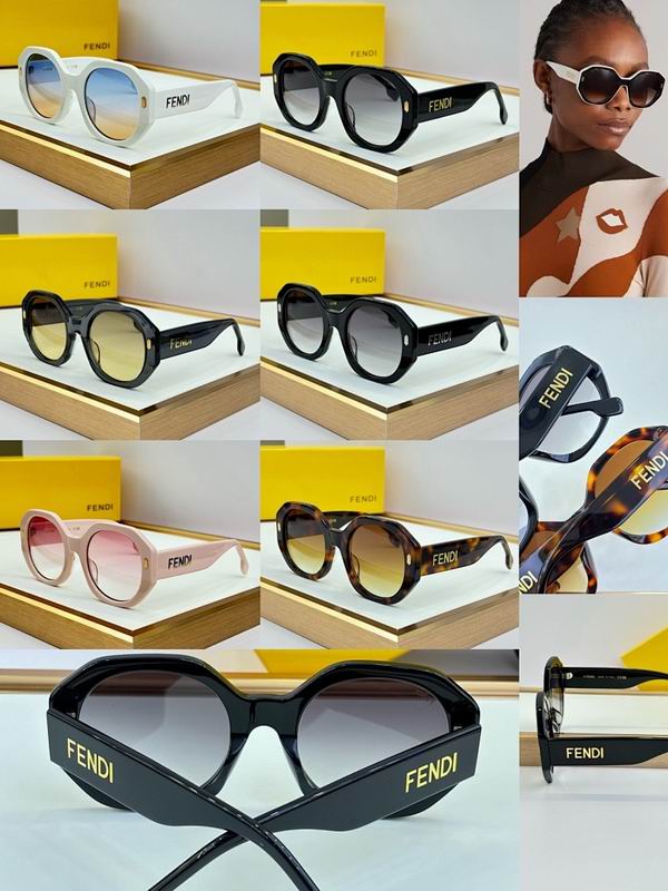 Fendi-Inspired Oversized Round Sunglasses – Luxury Statement Eyewear