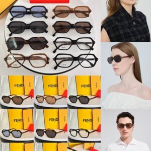 Fendi Statement Geometric Sunglasses