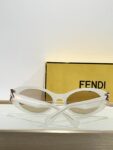 Fendi Retro Oval Sunglasses Fashion Eyewear