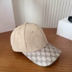 Luxury designer fashionable retro worn baseball cap leopard print two-color jacquard adjustable hat suitable for both men and women