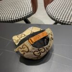 Luxury designer cartoon printed letter double panel unisex fashionable trendy hat