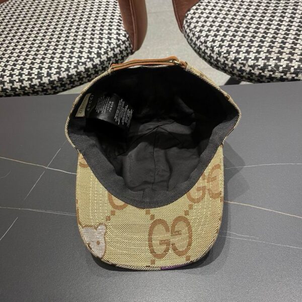 Luxury designer cartoon printed letter double panel unisex fashionable trendy hat