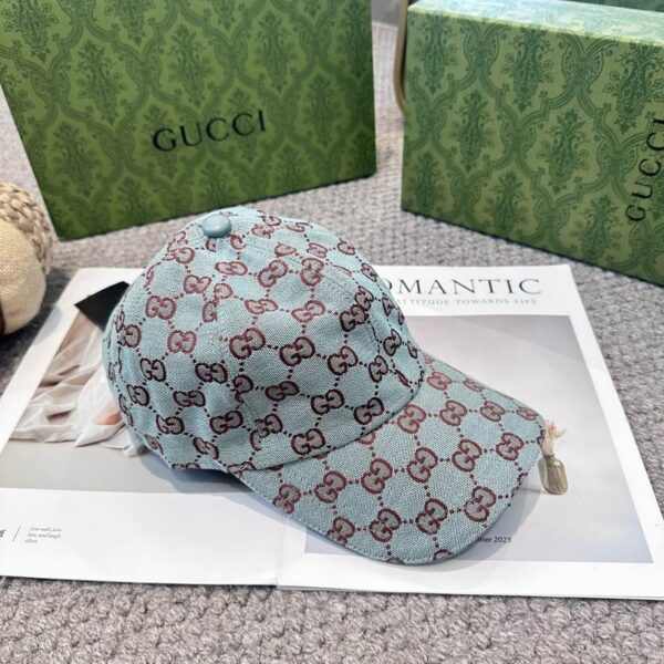 Luxury designer classic letter two tone jacquard baseball cap street outdoor unisex sun hat