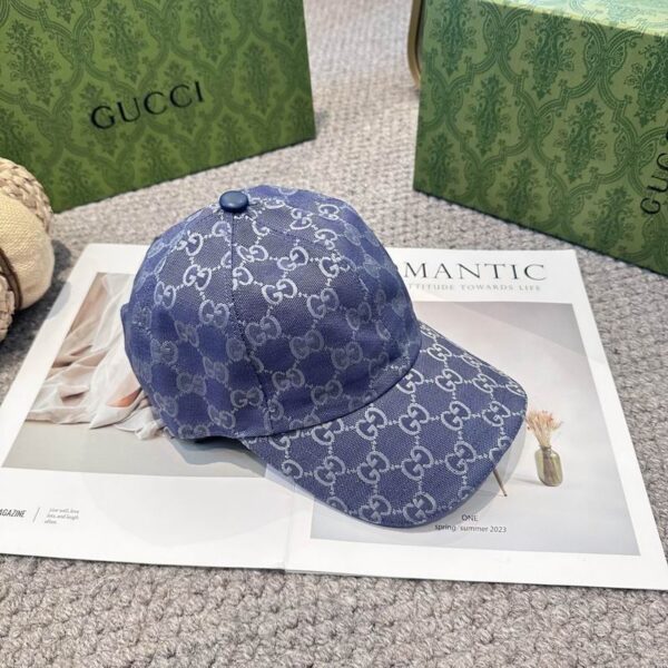 Luxury designer classic letter two tone jacquard baseball cap street outdoor unisex sun hat