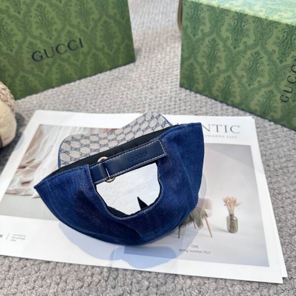 Luxury designer retro denim letter baseball cap unisex printed fashion trend sun hat