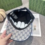 Luxury designer retro denim letter baseball cap unisex printed fashion trend sun hat