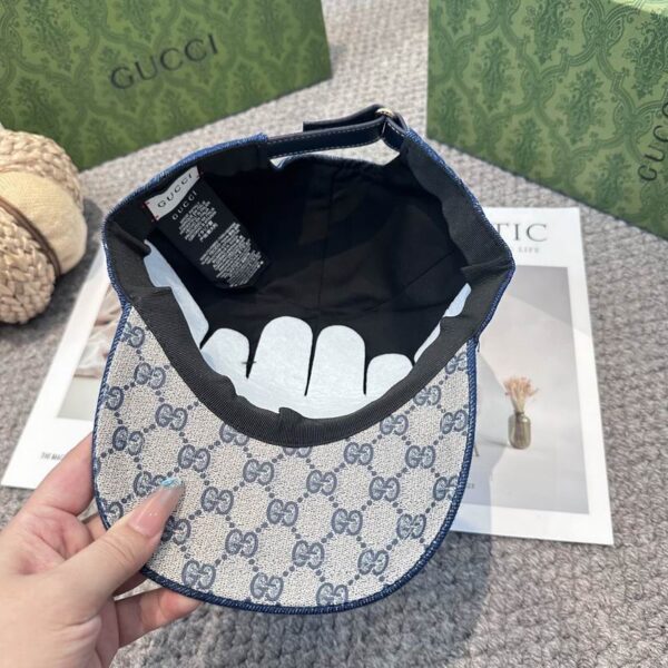 Luxury designer retro denim letter baseball cap unisex printed fashion trend sun hat