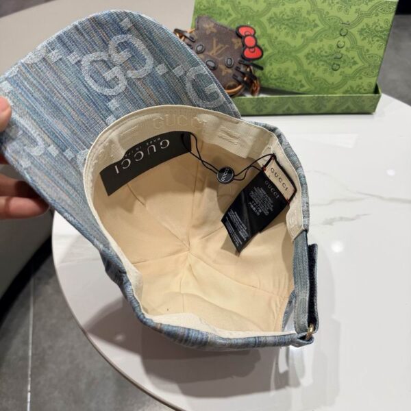 Luxury designer camouflage denim baseball cap, fashionable unisex cap