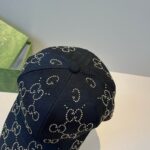 Designer baseball cap with luxurious rhinestone decorative letters for both men and women, adjustable high-end hat