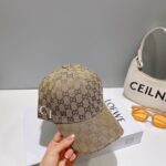 Gucci GG Monogram Canvas Baseball Cap – Luxury Unisex Adjustable Designer Hat