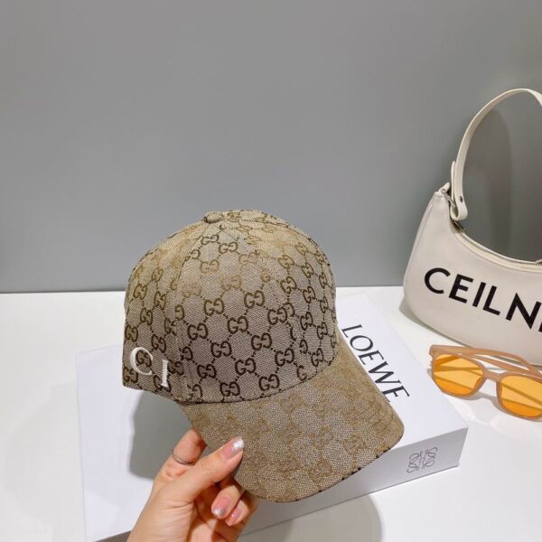 Gucci GG Monogram Canvas Baseball Cap – Luxury Unisex Adjustable Designer Hat