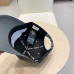 Designer retro washed denim baseball cap embroidered with letters, men's and women's adjustable fashion hat