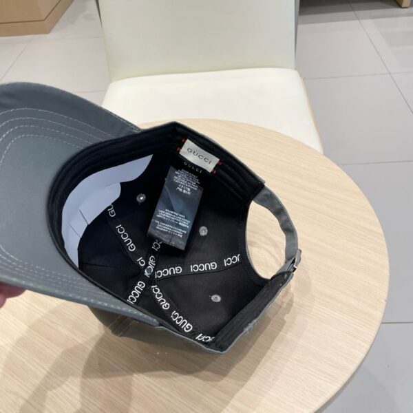 Designer retro washed denim baseball cap embroidered with letters, men's and women's adjustable fashion hat