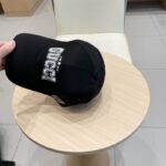 Designer retro washed denim baseball cap embroidered with letters, men's and women's adjustable fashion hat