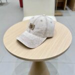 Designer washed denim baseball cap with adjustable soft retro sun hat for men and women