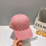 Gucci GG Monogram Canvas Baseball Cap – Luxury Unisex Adjustable Designer Hat