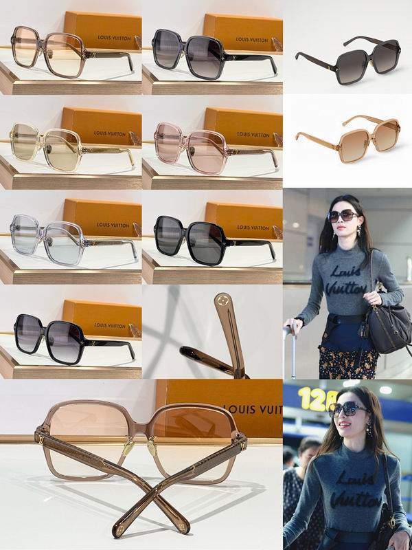 Louis Vuitton LV Elegant Oversized Square Sunglasses