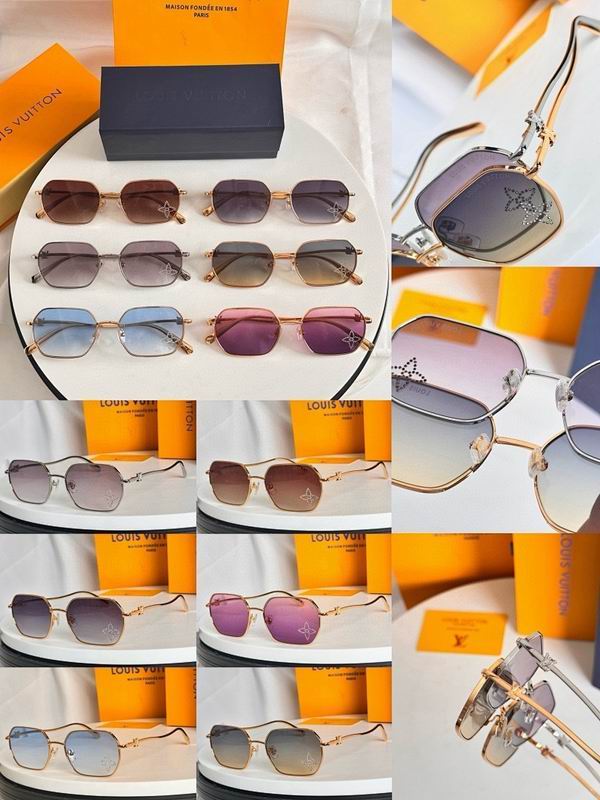 Luxury Retro Square Metal Sunglasses