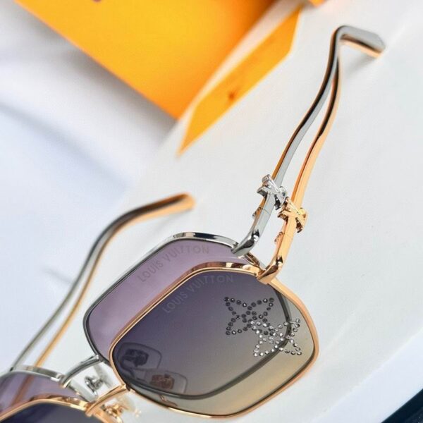 Luxury Retro Square Metal Sunglasses