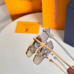 Luxury Retro Square Metal Sunglasses