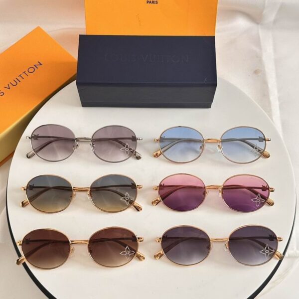 Vintage Round Metal Sunglasses – Gradient Lens Fashion Eyewear