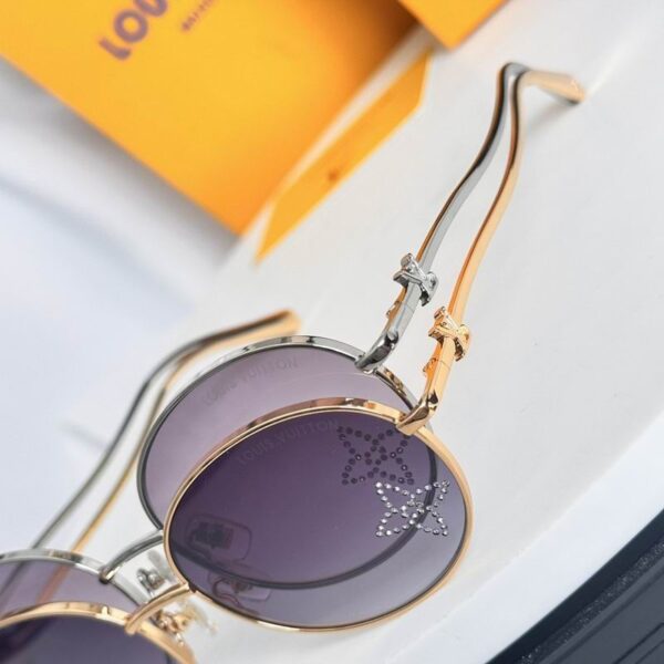Vintage Round Metal Sunglasses – Gradient Lens Fashion Eyewear