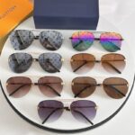 Luxury Rimless Aviator Sunglasses