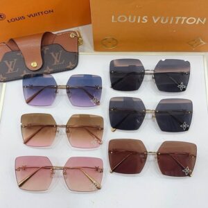 Luxury Rimless Square Sunglasses