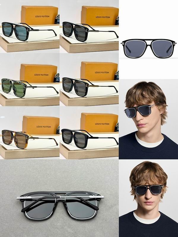Classic Square Metal Temple Sunglasses