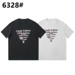 LV Luxury Designer Style T-Shirt M-XXL – Casual Streetwear Cotton Tee for Men & Women