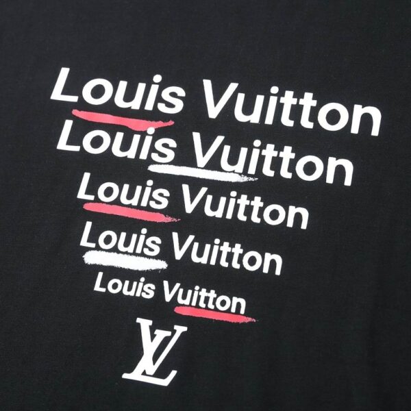 LV Luxury Designer Style T-Shirt M-XXL – Casual Streetwear Cotton Tee for Men & Women