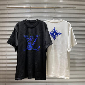 LV Luxury Monogram Style T-Shirt M-XXL – Streetwear Cotton Tee for Men & Women