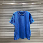 LV Luxury Textured Sleeve T-Shirt M-XXL – Minimalist Streetwear Cotton Tee for Men