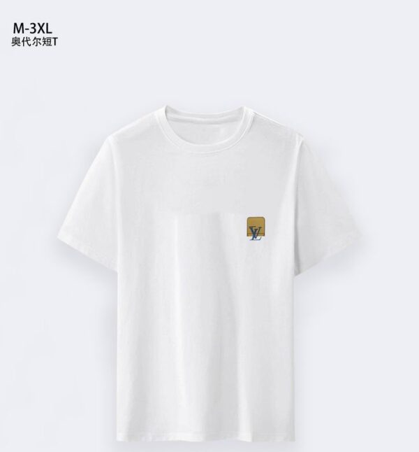 LV Luxury Designer Style T-Shirt M-XXXL – Oversized Streetwear Cotton Tee for Men & Women
