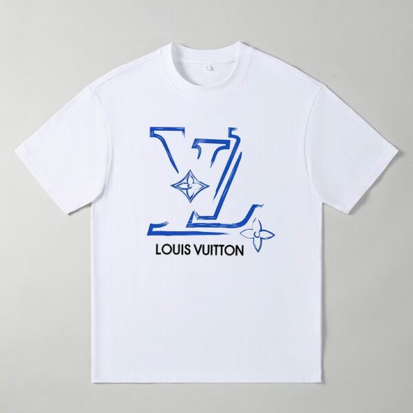 LV Minimal Designer Cotton Tee M-XXXL – Streetwear Oversized Fit