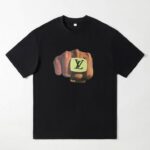 LV Luxury Graphic Cotton Tee M-XXXL – Oversized Casual Streetwear Top