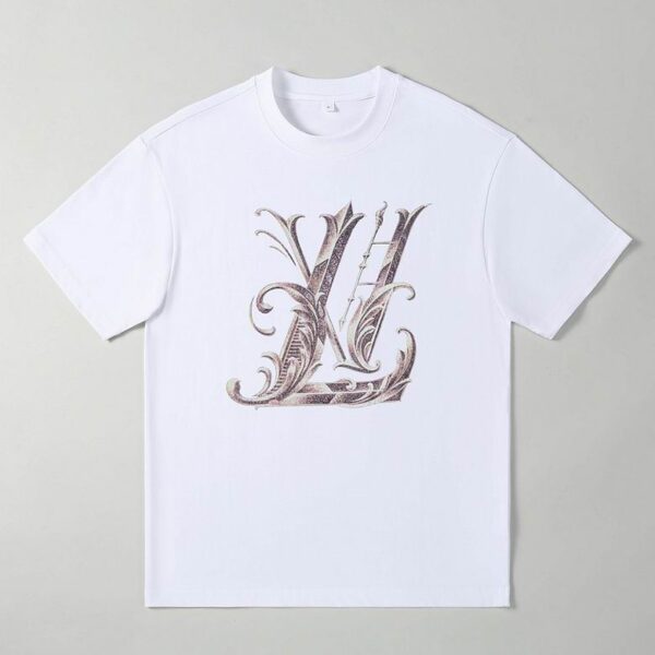 LV Streetwear Cotton T-Shirt M-XXXL – Designer Style Oversized Tee