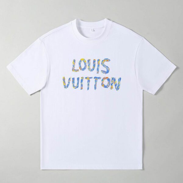 LV Designer Style Streetwear Tee M-XXXL – Premium Oversized Cotton Shirt