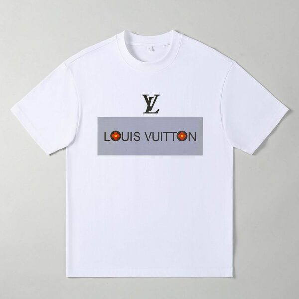 LV Luxury Graphic Cotton Tee M-XXXL – Oversized Casual Streetwear Top