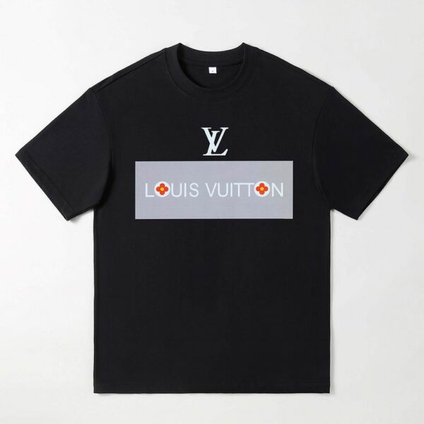 LV Luxury Graphic Cotton Tee M-XXXL – Oversized Casual Streetwear Top