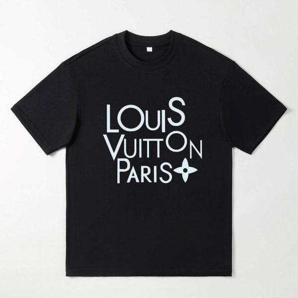 LV Luxury Graphic Cotton Tee M-XXXL – Oversized Casual Streetwear Top