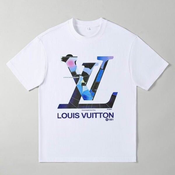 LV Luxury Oversized Streetwear Tee M-XXXL – Breathable Cotton Shirt