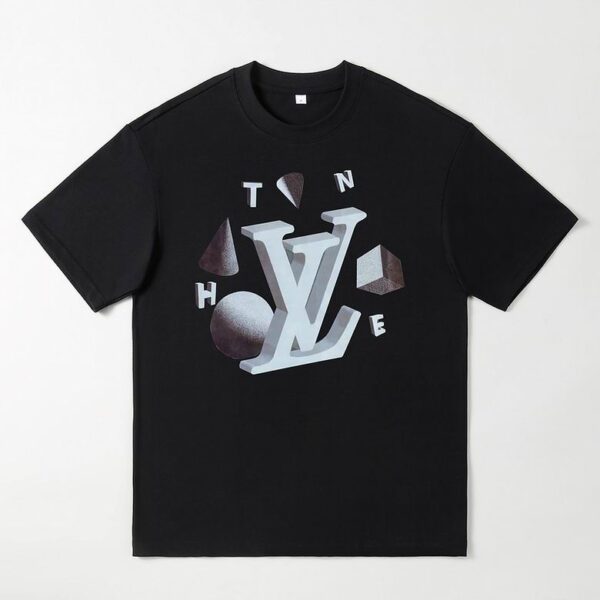 LV Luxury Oversized Streetwear Tee M-XXXL – Breathable Cotton Shirt